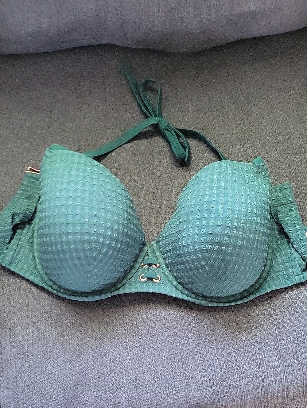 Shade & Shore Green Bikini Top
